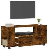 VidaXL Tv-meubel 102x34,5x43 cm bewerkt hout gerookt eikenkleurig