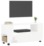 VidaXL Tv-meubel 102x34,5x43 cm bewerkt hout wit