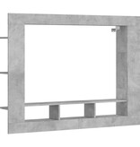 VidaXL Tv-meubel 152x22x113 cm bewerkt hout betongrijs