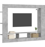 VidaXL Tv-meubel 152x22x113 cm bewerkt hout betongrijs