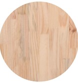 VidaXL Tafelblad rond Ø30x3 cm massief grenenhout