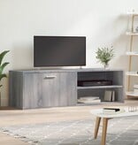 VidaXL Tv-meubel 120x34x37 cm bewerkt hout grijs sonoma eikenkleurig