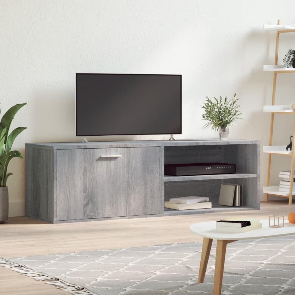 VidaXL Tv-meubel 120x34x37 cm bewerkt hout grijs sonoma eikenkleurig