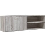 VidaXL Tv-meubel 120x34x37 cm bewerkt hout grijs sonoma eikenkleurig