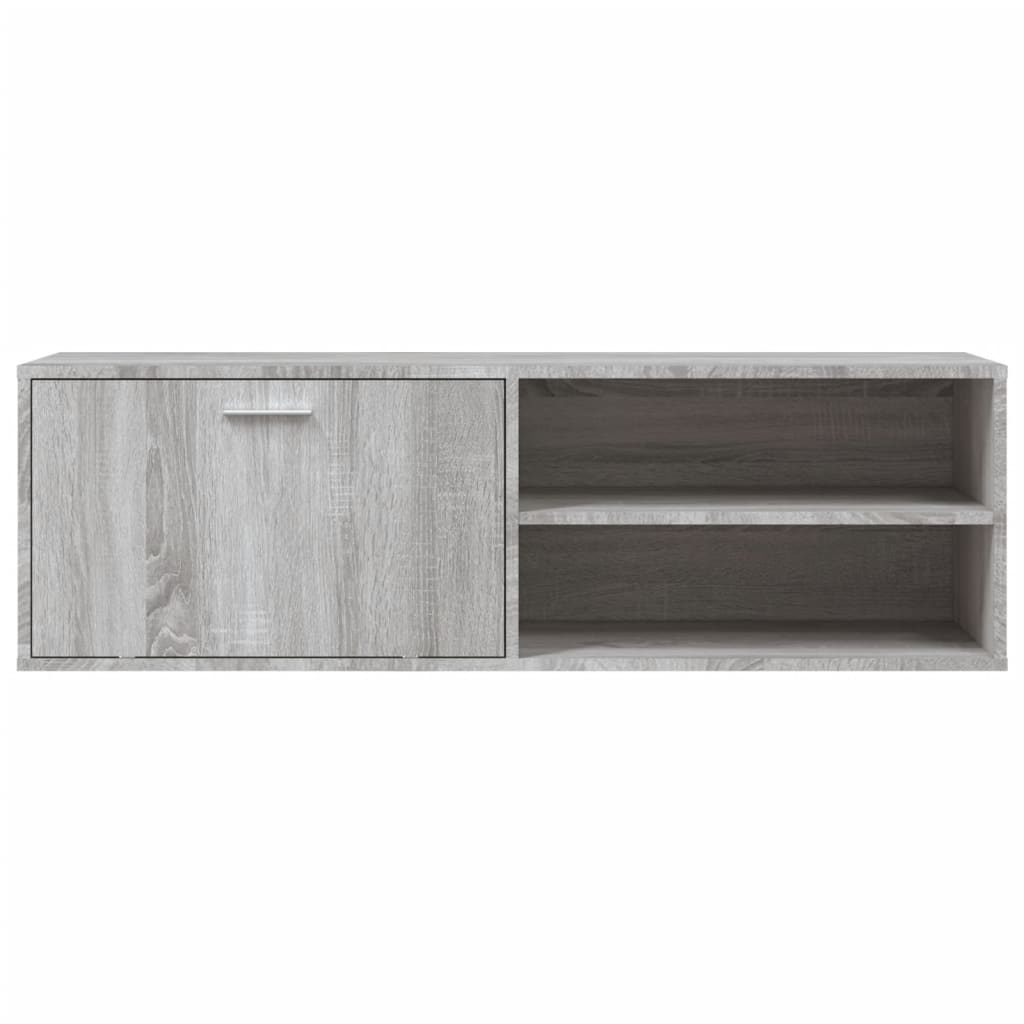 VidaXL Tv-meubel 120x34x37 cm bewerkt hout grijs sonoma eikenkleurig