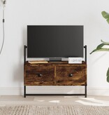 VidaXL Tv-meubel wandgemonteerd 60,5x30x51 cm hout gerookt eikenkleur