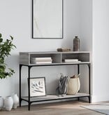 VidaXL Wandtafel 100x30,5x75 cm bewerkt hout grijs sonoma eikenkleurig