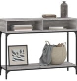 VidaXL Wandtafel 100x30,5x75 cm bewerkt hout grijs sonoma eikenkleurig