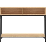 VidaXL Wandtafel 100x30,5x75 cm bewerkt hout sonoma eikenkleurig