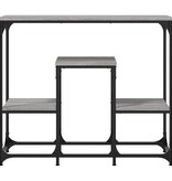 VidaXL Wandtafel 89,5x28x76 cm bewerkt hout grijs sonoma eikenkleurig