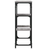 VidaXL Wandtafel 89,5x28x76 cm bewerkt hout grijs sonoma eikenkleurig