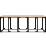 VidaXL Salontafel 100x50x35,5 cm bewerkt hout sonoma eikenkleurig