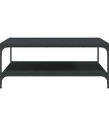 VidaXL Salontafel 100x100x40 cm bewerkt hout zwart
