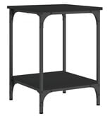 VidaXL Salontafel 40x40x55 cm bewerkt hout zwart