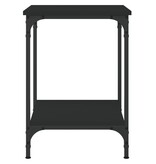 VidaXL Salontafel 40x40x55 cm bewerkt hout zwart