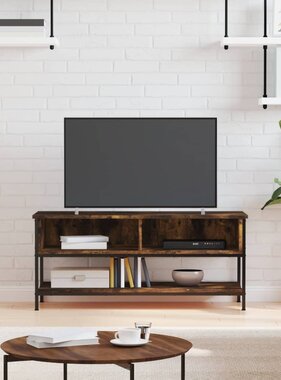 VidaXL Tv-meubel 100x35x45 cm bewerkt hout gerookt eikenkleurig
