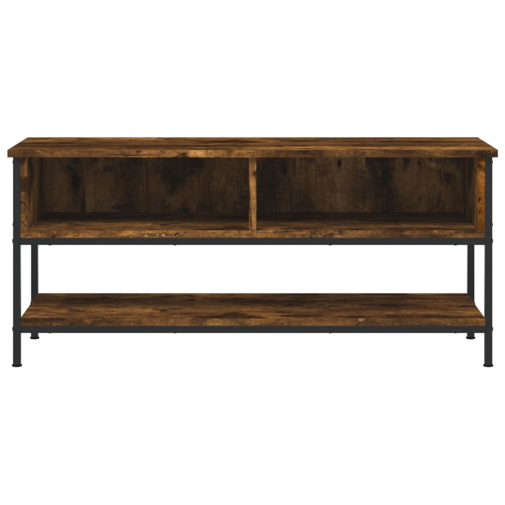 VidaXL Tv-meubel 100x35x45 cm bewerkt hout gerookt eikenkleurig