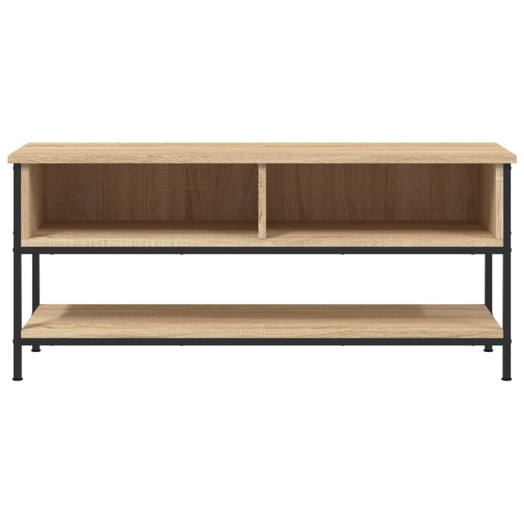VidaXL Tv-meubel 100x35x45 cm bewerkt hout sonoma eikenkleurig
