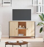 VidaXL Tv-meubel 100x35x65 cm bewerkt hout sonoma eikenkleurig