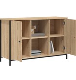 VidaXL Tv-meubel 100x35x65 cm bewerkt hout sonoma eikenkleurig