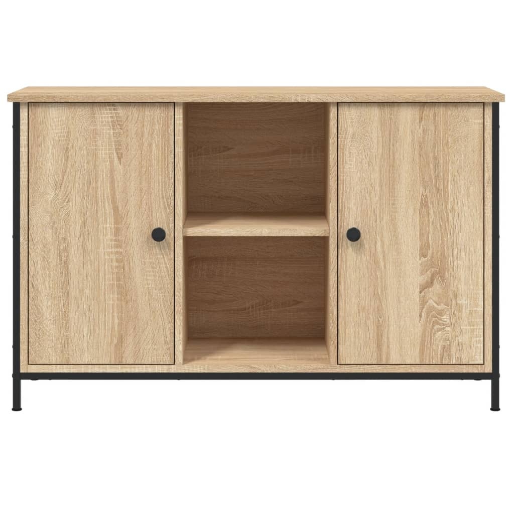 VidaXL Tv-meubel 100x35x65 cm bewerkt hout sonoma eikenkleurig