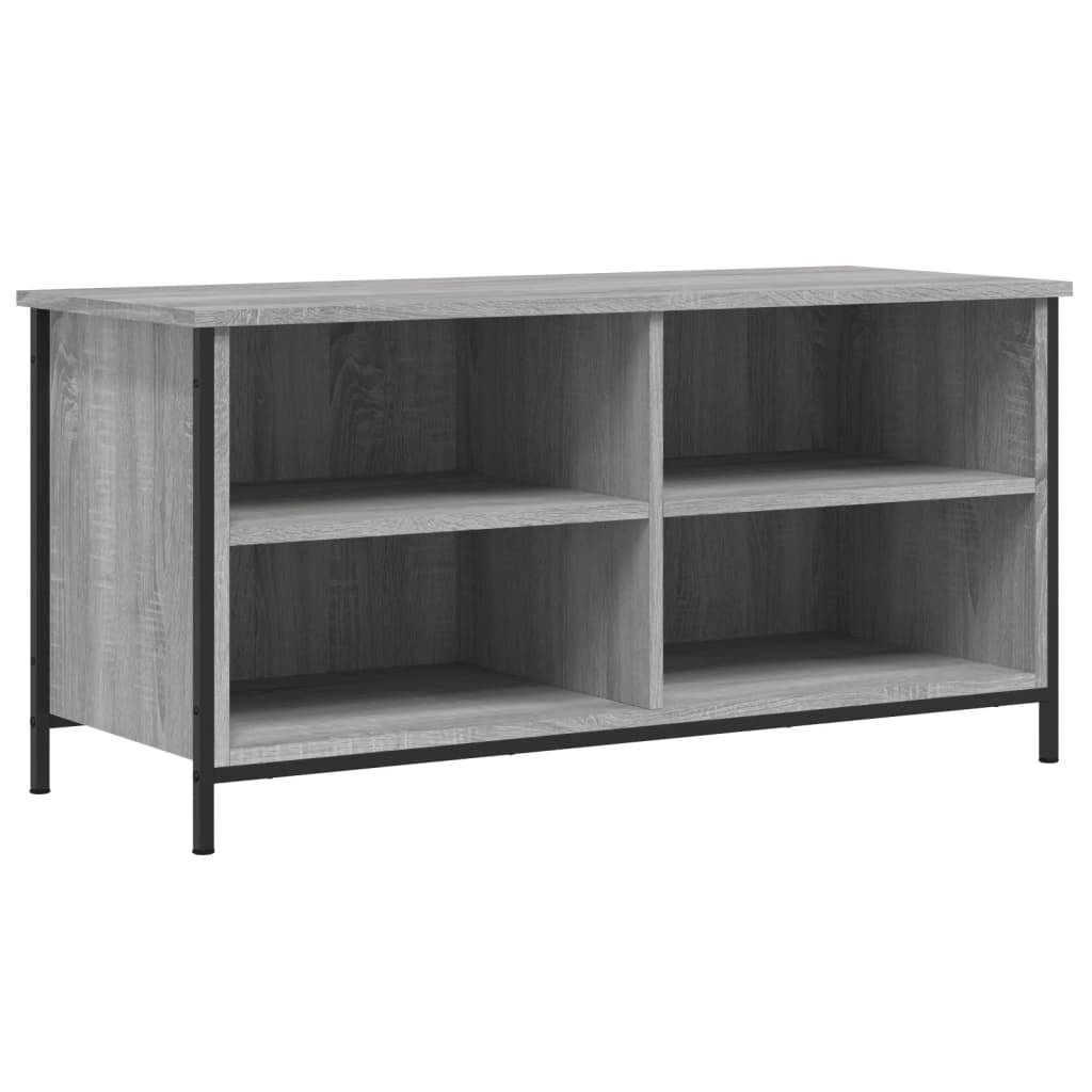VidaXL Tv-meubel 100x40x50 cm bewerkt hout grijs sonoma eikenkleurig