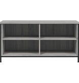 VidaXL Tv-meubel 100x40x50 cm bewerkt hout grijs sonoma eikenkleurig