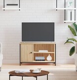 VidaXL Tv-meubel 80x40x50 cm bewerkt hout sonoma eikenkleurig