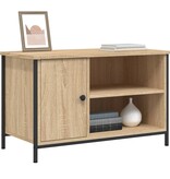 VidaXL Tv-meubel 80x40x50 cm bewerkt hout sonoma eikenkleurig
