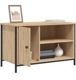 VidaXL Tv-meubel 80x40x50 cm bewerkt hout sonoma eikenkleurig
