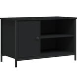 VidaXL Tv-meubel 80x40x50 cm bewerkt hout zwart