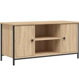 VidaXL Tv-meubel 100x40x50 cm bewerkt hout sonoma eikenkleurig