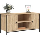 VidaXL Tv-meubel 100x40x50 cm bewerkt hout sonoma eikenkleurig