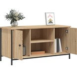 VidaXL Tv-meubel 100x40x50 cm bewerkt hout sonoma eikenkleurig