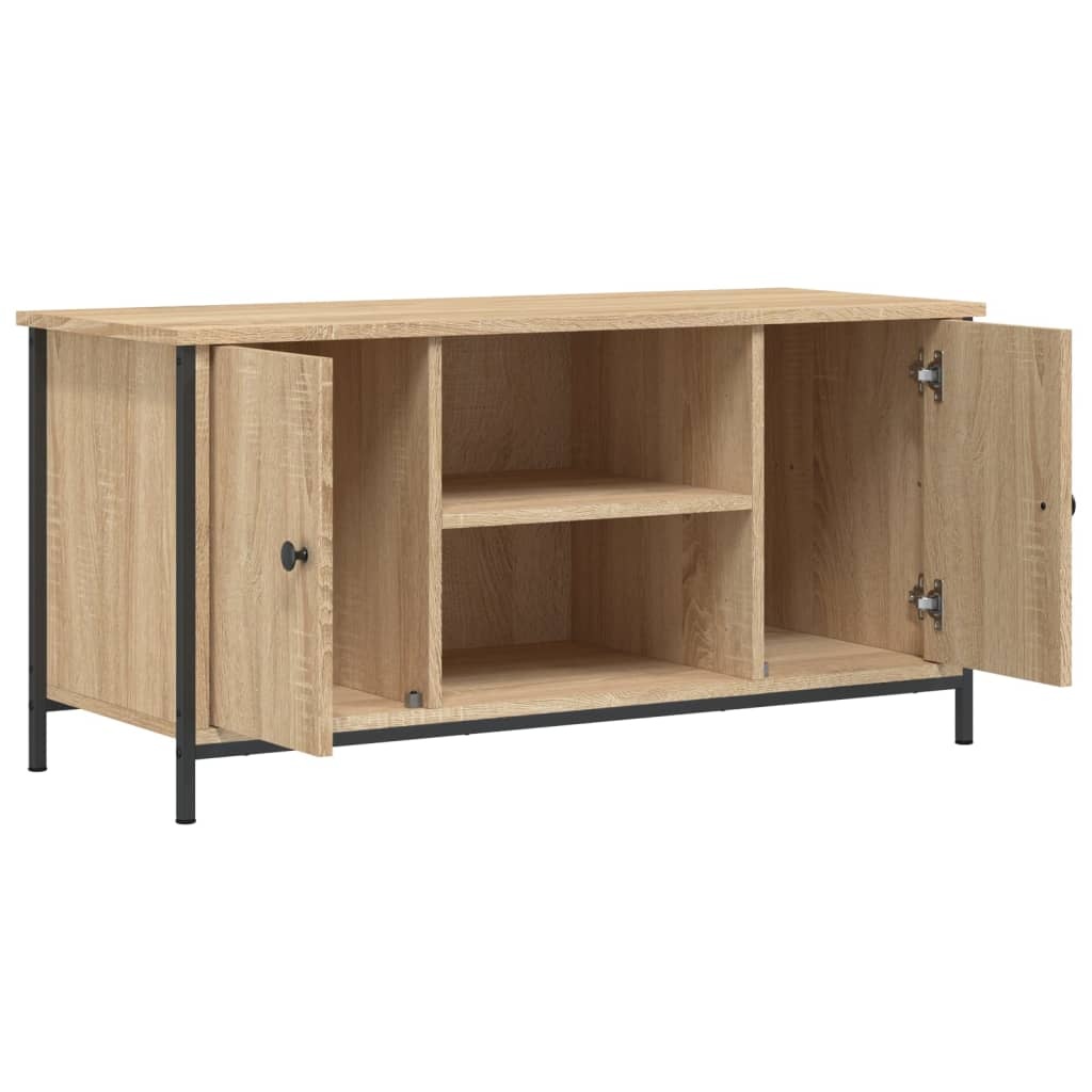 VidaXL Tv-meubel 100x40x50 cm bewerkt hout sonoma eikenkleurig