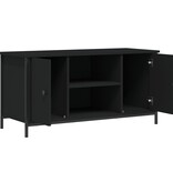 VidaXL Tv-meubel 100x40x50 cm bewerkt hout zwart
