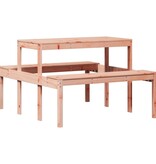 VidaXL Picknicktafel 110x134x75 cm massief douglashout