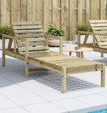 VidaXL Ligstoel 199,5x62x55 cm geïmpregneerd grenenhout