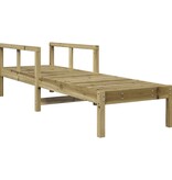 VidaXL Ligstoel 199,5x62x55 cm geïmpregneerd grenenhout