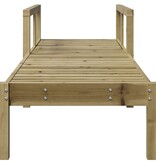 VidaXL Ligstoel 199,5x62x55 cm geïmpregneerd grenenhout