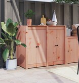 VidaXL Kastdeurtjes voor buitenkeuken 2 st 50x9x82 cm douglashout