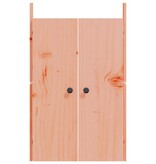 VidaXL Kastdeurtjes voor buitenkeuken 2 st 50x9x82 cm douglashout