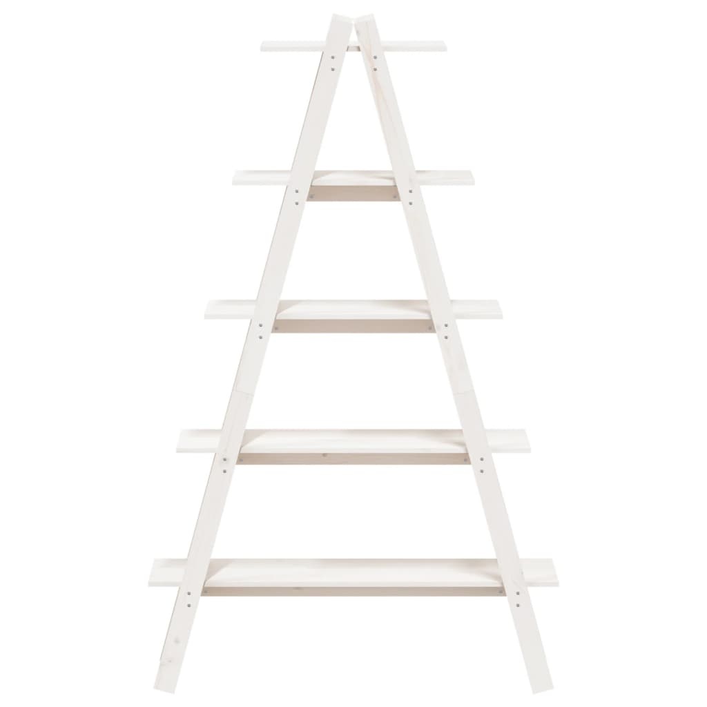 VidaXL Opbergek 5-laags A-vorm 110x40x180,5 cm massief grenenhout