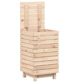 VidaXL Wasmand 44x44x76 cm massief grenenhout