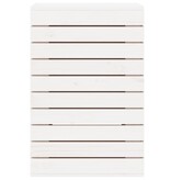 VidaXL Wasmand 44x44x66 cm massief grenenhout wit