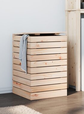 VidaXL Wasmand 44x44x66 cm massief grenenhout