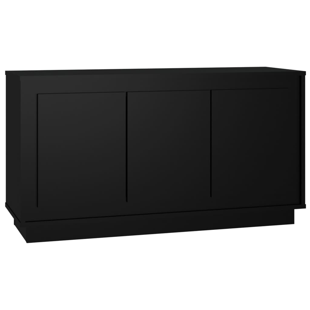 VidaXL Dressoir 102x35x55 cm bewerkt hout zwart