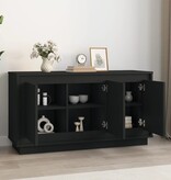 VidaXL Dressoir 102x35x55 cm bewerkt hout zwart