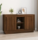 VidaXL Dressoir 102x35x60 cm bewerkt hout bruin eikenkleur