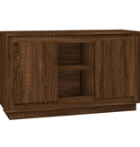 VidaXL Dressoir 102x35x60 cm bewerkt hout bruin eikenkleur